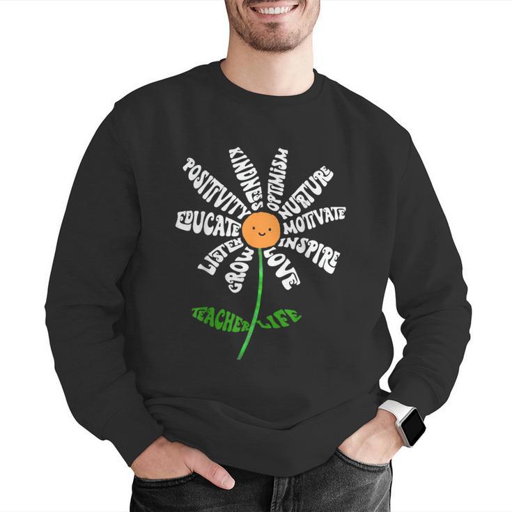 Teach Love Inspire Teachers Inspirational Flower Teachers Men Graphic Sweatshirt, funny gift Teach Love Inspire Teachers Inspirational Flower Teachers Men Graphic Sweatshirt, funny gift
