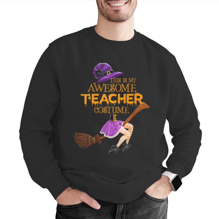 This Is My Teacher Costume Halloween Family Matching Group Men Graphic Sweatshirt, funny gift