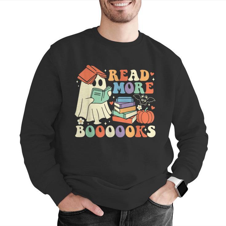 Teacher Halloween Cute Booooks Ghost Read More Books Men Graphic Sweatshirt, funny gift Teacher Halloween Cute Booooks Ghost Read More Books Men Graphic Sweatshirt, funny gift
