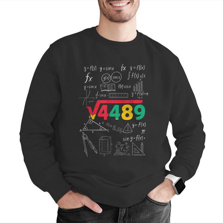 Teacher Math 67 Meme Square Root 4489 Slang Six Seven Men Graphic Sweatshirt, funny gift Teacher Math 67 Meme Square Root 4489 Slang Six Seven Men Graphic Sweatshirt, funny gift