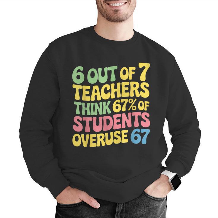 Teacher Overuse 67 Teacher Men Graphic Sweatshirt, funny gift Teacher Overuse 67 Teacher Men Graphic Sweatshirt, funny gift