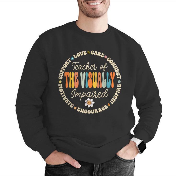 Teacher Of The Visually Impaired Back To School Team For Men Women Girls Kids Men Graphic Sweatshirt, funny gift