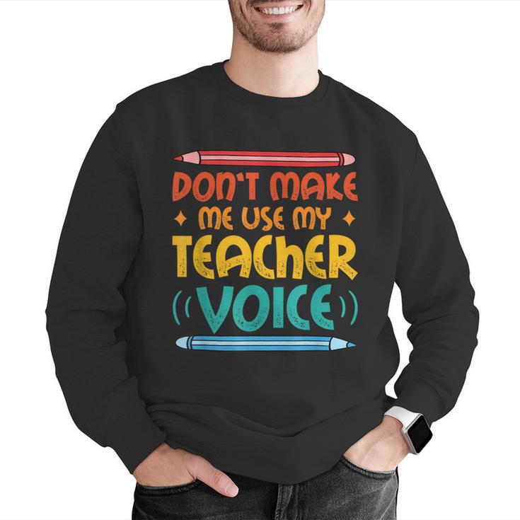 Teacher Voice Teacherlife Primary School Teacher Men Graphic Sweatshirt, funny gift Teacher Voice Teacherlife Primary School Teacher Men Graphic Sweatshirt, funny gift
