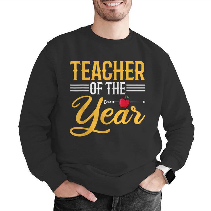 Teacher Of The Year Men Women Teachers Men Graphic Sweatshirt, funny gift
