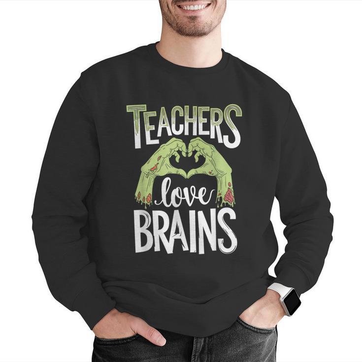 Teachers Love Zombie Teacher Halloween Fun Men Graphic Sweatshirt, funny gift