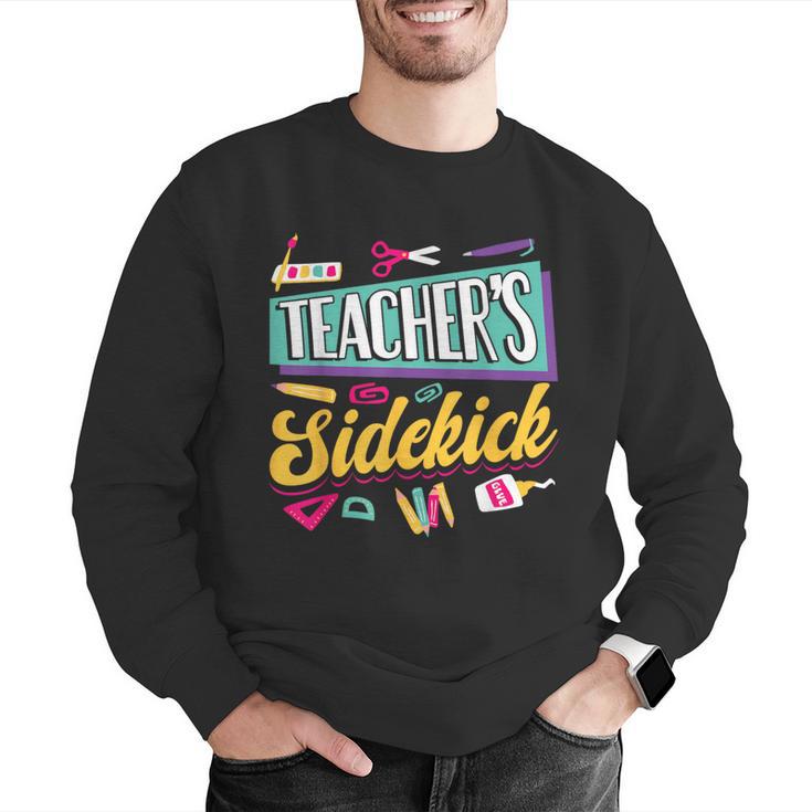 Teacher's Sidekick Teacher Assisting Teaching Assistant Men Graphic Sweatshirt, funny gift Teacher's Sidekick Teacher Assisting Teaching Assistant Men Graphic Sweatshirt, funny gift
