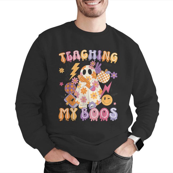 Teaching My Boos Ghost Halloween Costumes Teacher Men Women Men Graphic Sweatshirt, funny gift Teaching My Boos Ghost Halloween Costumes Teacher Men Women Men Graphic Sweatshirt, funny gift