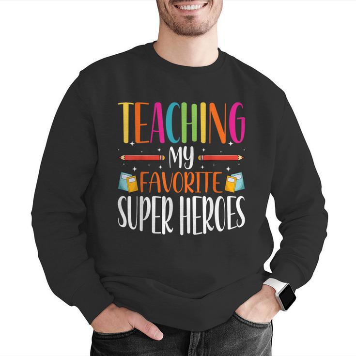 Teaching My Favorite Superheros Men Women SPED Teacher Men Graphic Sweatshirt, funny gift Teaching My Favorite Superheros Men Women SPED Teacher Men Graphic Sweatshirt, funny gift