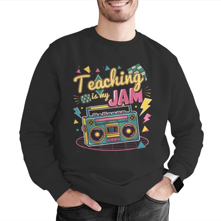 Teaching Is My Jam Groovy Retro Teacher Back To School Men Graphic Sweatshirt, Groovy Teacher Sweatshirts, funny gift Teaching Is My Jam Groovy Retro Teacher Back To School Men Graphic Sweatshirt, Groovy Teacher Sweatshirts, funny gift