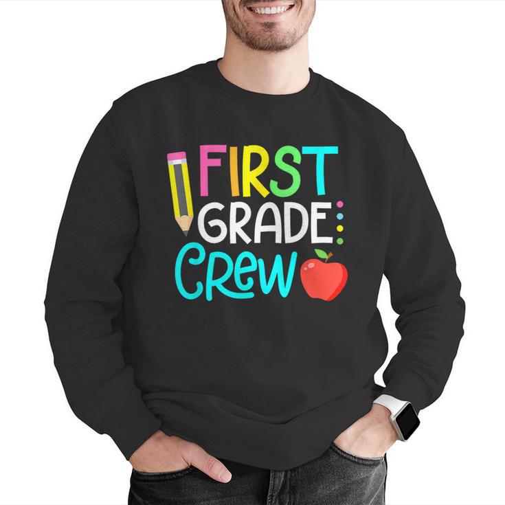 Team 1st Grade Crew Back To School 1st Grade Teacher Kids Men Graphic Sweatshirt, funny gift Team 1st Grade Crew Back To School 1st Grade Teacher Kids Men Graphic Sweatshirt, funny gift