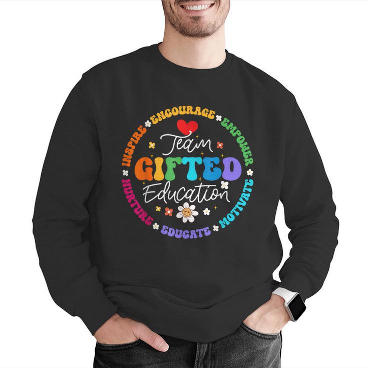 Team Ed Education Teacher Appreciation Back To School Men Graphic Sweatshirt, funny gift Team Ed Education Teacher Appreciation Back To School Men Graphic Sweatshirt, funny gift