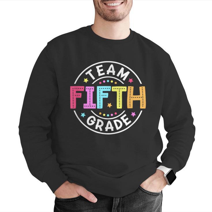 Team Fifth Grade Teacher Back To School 5th Grade Squad Kids Men Graphic Sweatshirt, funny gift Team Fifth Grade Teacher Back To School 5th Grade Squad Kids Men Graphic Sweatshirt, funny gift