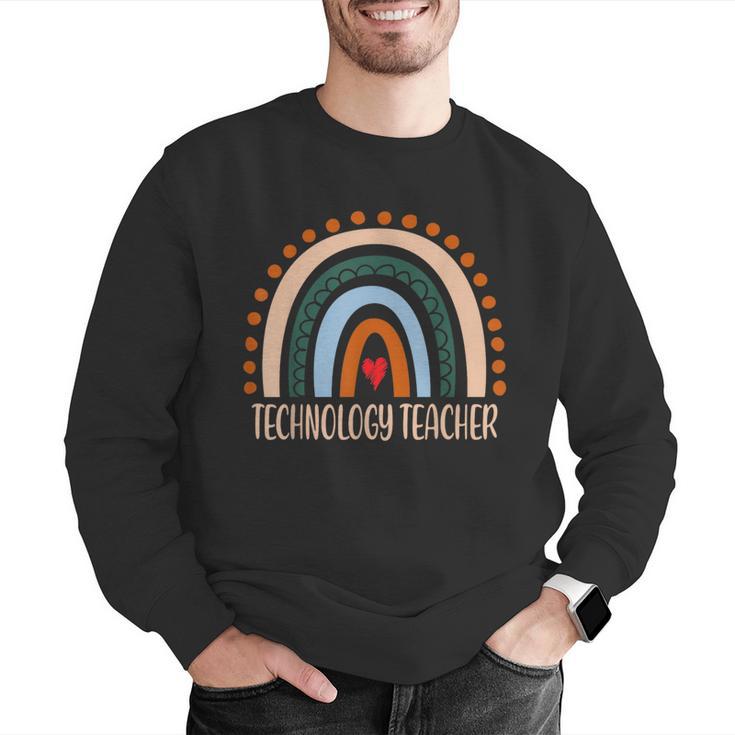 Technology Teacher Rainbow Appreciation Day Back To School For Men Women Men Graphic Sweatshirt, funny gift Technology Teacher Rainbow Appreciation Day Back To School For Men Women Men Graphic Sweatshirt, funny gift
