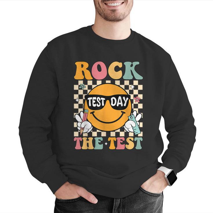 Test Day Rock The Test Teacher Testing Day You Got This Men Graphic Sweatshirt, funny gift Test Day Rock The Test Teacher Testing Day You Got This Men Graphic Sweatshirt, funny gift