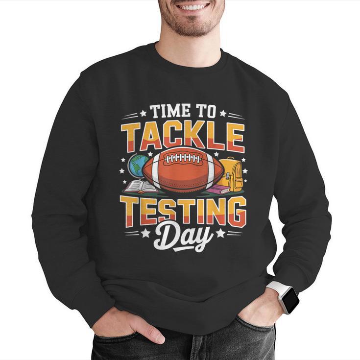 Test Day State Football Tackle Testing Day Sports Teacher Men Graphic Sweatshirt, funny gift