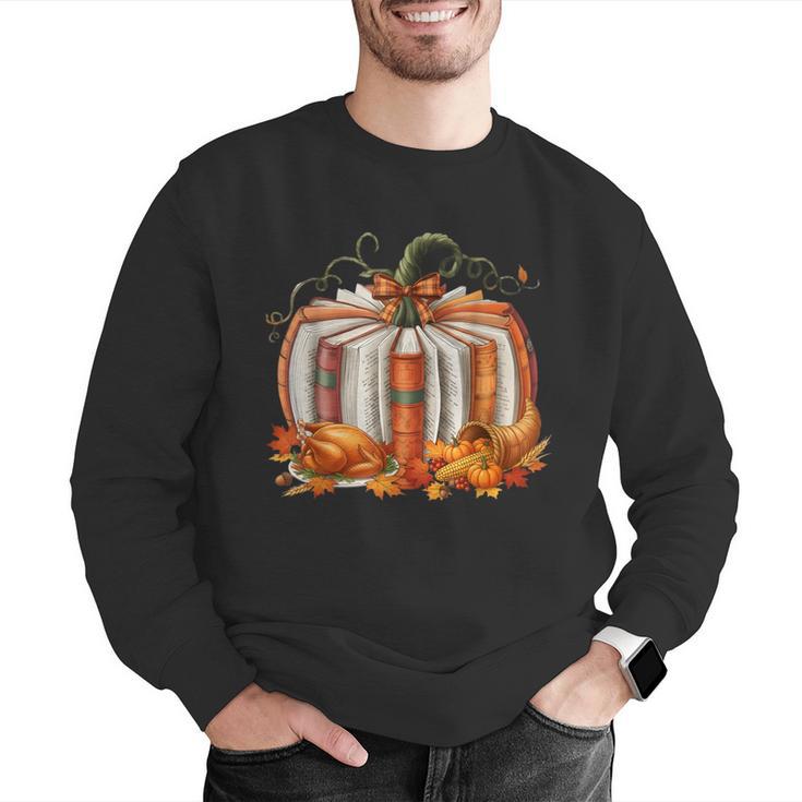Thanksgiving Book Pumpkin Reading Teachers Fall Lovers Boys Men Graphic Sweatshirt, funny gift Thanksgiving Book Pumpkin Reading Teachers Fall Lovers Boys Men Graphic Sweatshirt, funny gift