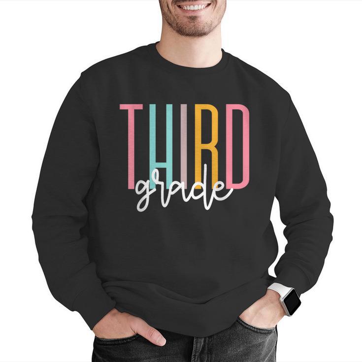 Third Grade Girls Boys Teacher Team 3rd Grade Squad Men Graphic Sweatshirt, funny gift