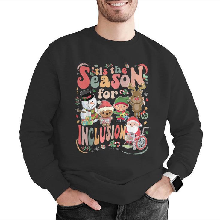 Tis The Season For Inclusion Christmas Sped Teacher Men Graphic Sweatshirt, funny gift
