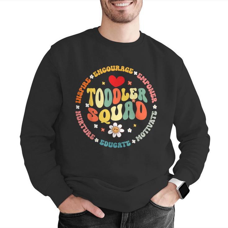 Toddler Squad Pre-K Teacher Pre School Back To School Men Graphic Sweatshirt, funny gift Toddler Squad Pre-K Teacher Pre School Back To School Men Graphic Sweatshirt, funny gift