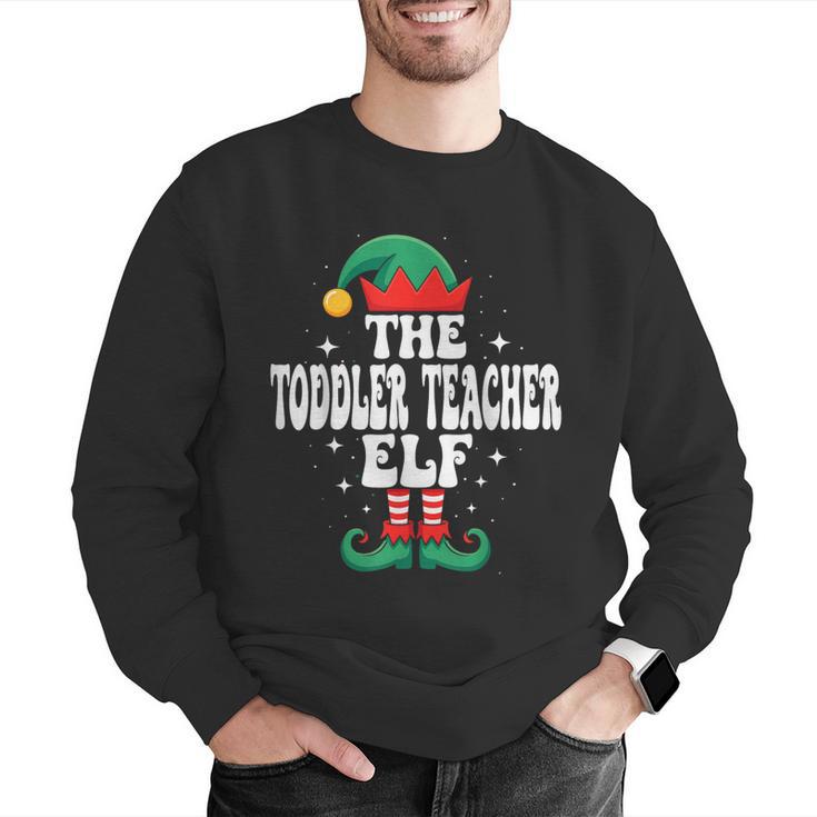 The Toddler Teacher Elf Christmas Matching Family Men Graphic Sweatshirt, funny gift The Toddler Teacher Elf Christmas Matching Family Men Graphic Sweatshirt, funny gift