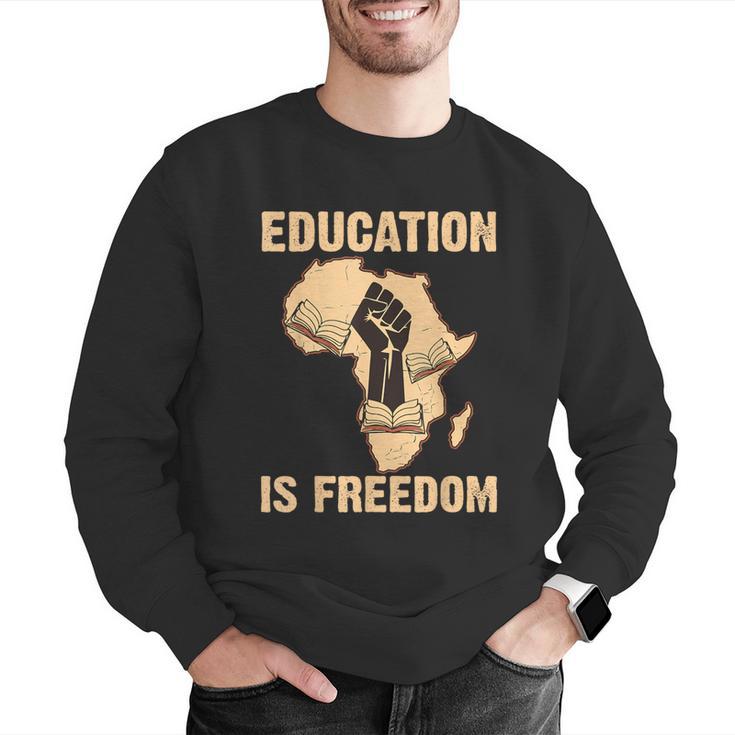 History Education Is Freedom African Map Black Teacher Men Graphic Sweatshirt, History Teacher Sweatshirts, funny gift History Education Is Freedom African Map Black Teacher Men Graphic Sweatshirt, History Teacher Sweatshirts, funny gift