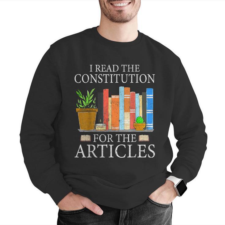 History Teacher I Read The Constitution For The Articles For Men Women Men Graphic Sweatshirt, History Teacher Sweatshirts, funny gift