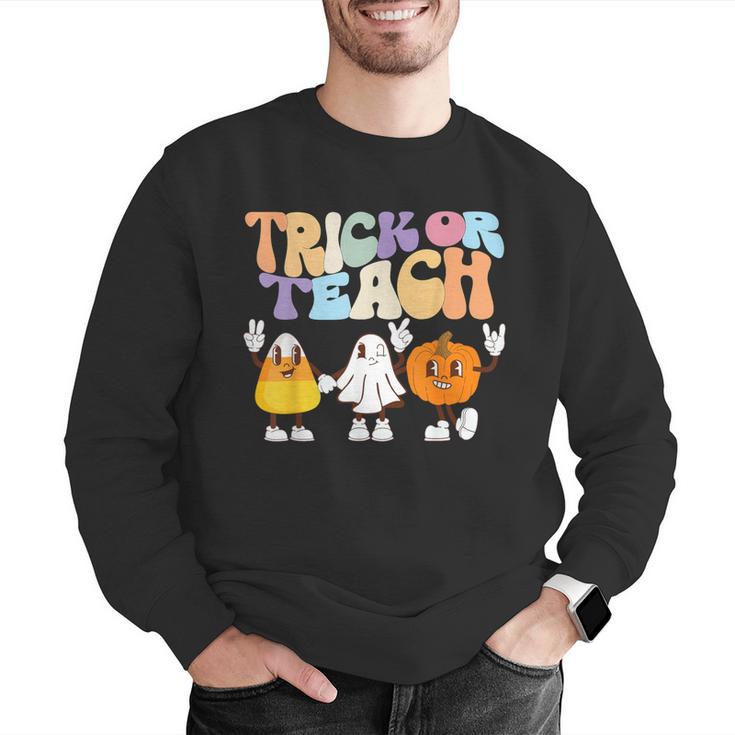 Trick Or Teach Cute Halloween Teacher Men Graphic Sweatshirt, funny gift Trick Or Teach Cute Halloween Teacher Men Graphic Sweatshirt, funny gift