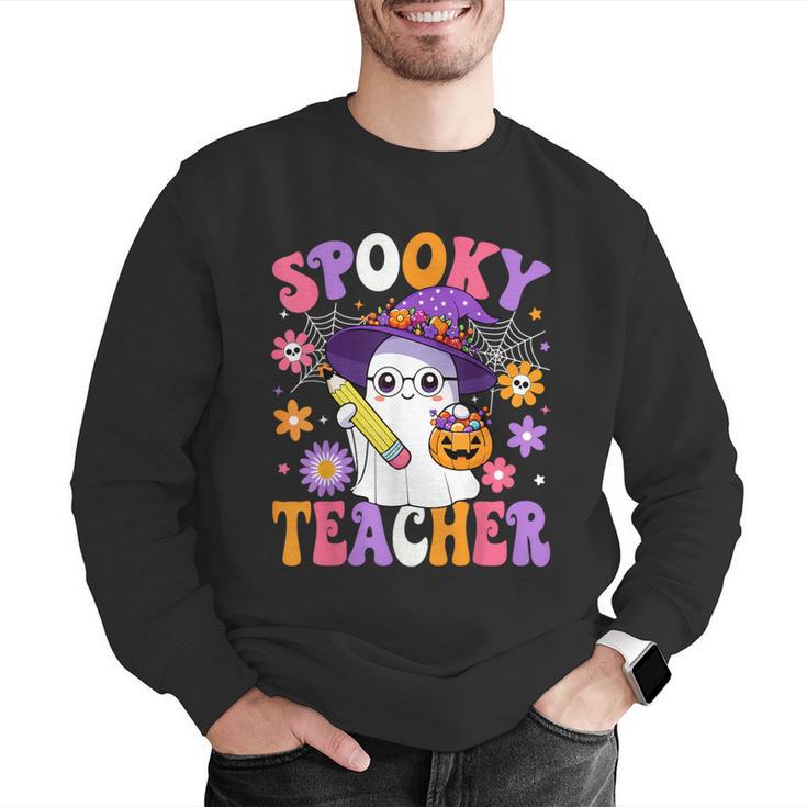 Trick Or Teach Spooky Teacher Ghost Halloween Teacher Men Graphic Sweatshirt, funny gift Trick Or Teach Spooky Teacher Ghost Halloween Teacher Men Graphic Sweatshirt, funny gift