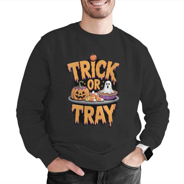 Trick Or Tray Halloween Cafeteria Teacher School Men Graphic Sweatshirt, funny gift Trick Or Tray Halloween Cafeteria Teacher School Men Graphic Sweatshirt, funny gift