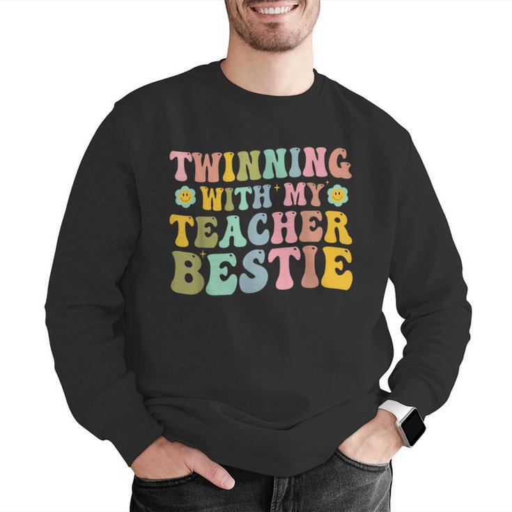 Twinning With My Teacher Bestie Twin Day Matching Teachers For Men Women Girls Kids Men Graphic Sweatshirt, funny gift Twinning With My Teacher Bestie Twin Day Matching Teachers For Men Women Girls Kids Men Graphic Sweatshirt, funny gift