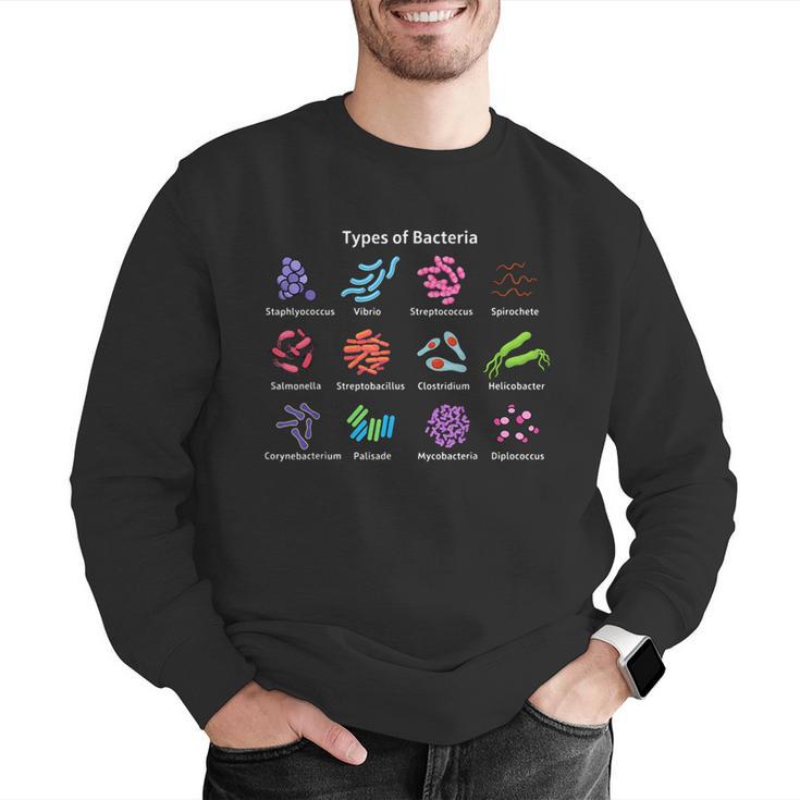 Types Of Bacteria Microbiologist Biology Science Teacher Men Graphic Sweatshirt, Science Teacher Sweatshirts, funny gift Types Of Bacteria Microbiologist Biology Science Teacher Men Graphic Sweatshirt, Science Teacher Sweatshirts, funny gift