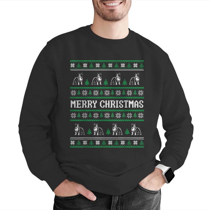 Ugly Sweater Boston Terrier Dog Christmas Dog Lover Xmas Men Women Kids Men Graphic Sweatshirt, Boston Terrier Christmas Sweatshirts, funny gift