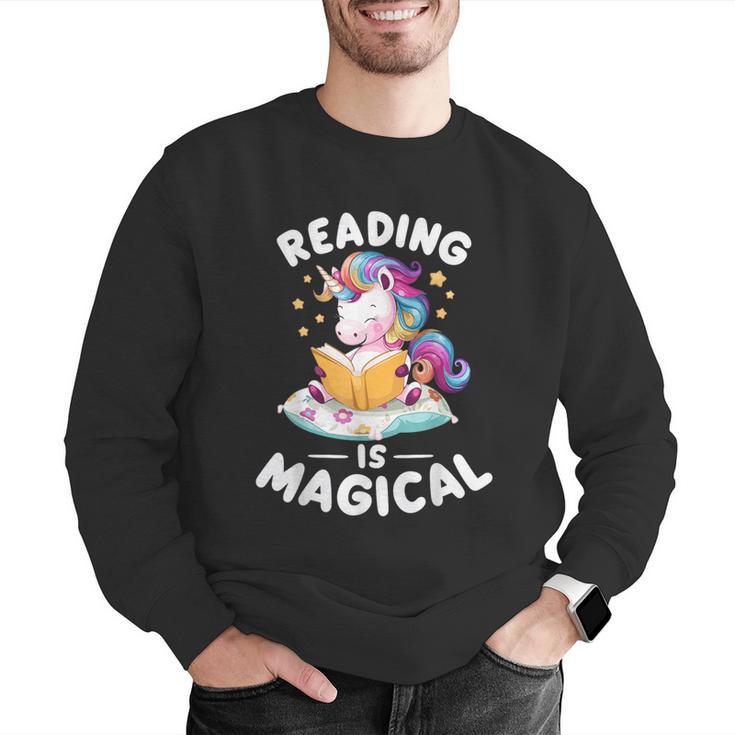 Unicorn Teacher Reading Is Magical Book Men Graphic Sweatshirt, funny gift Unicorn Teacher Reading Is Magical Book Men Graphic Sweatshirt, funny gift