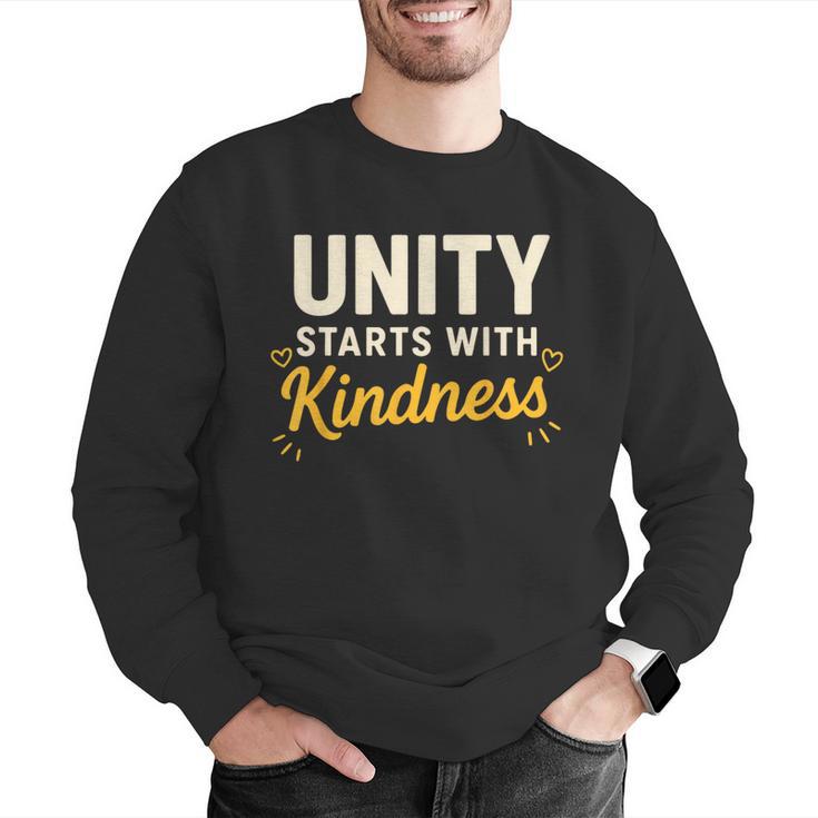 Unity Kindness Shirt Women Teachers Kids Unity Day Orange Men Graphic Sweatshirt, funny gift