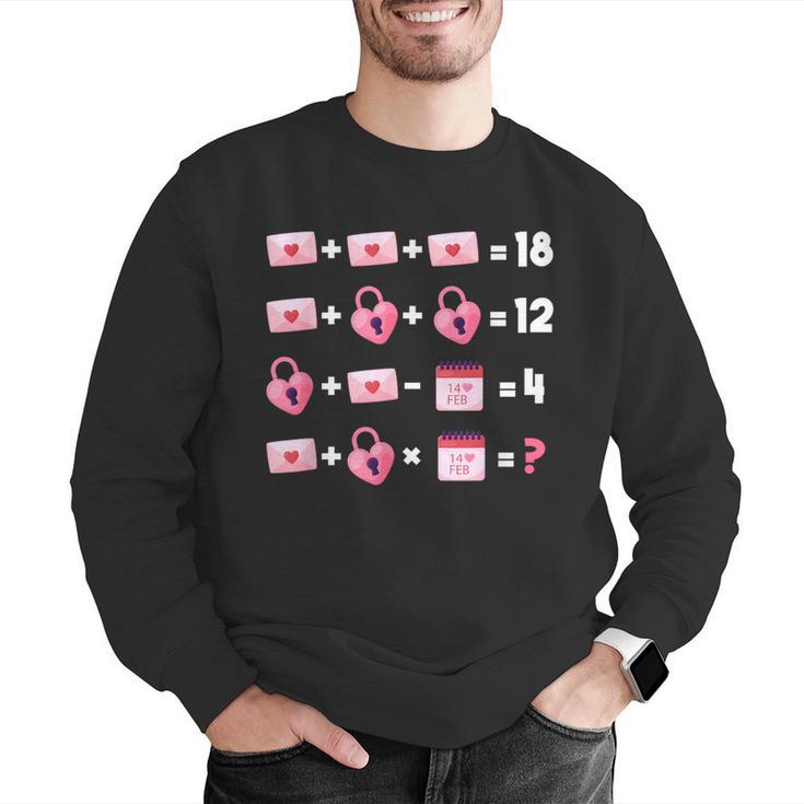 Valentines Day Order Of Operations Valentines Math Teacher Men Graphic Sweatshirt, funny gift