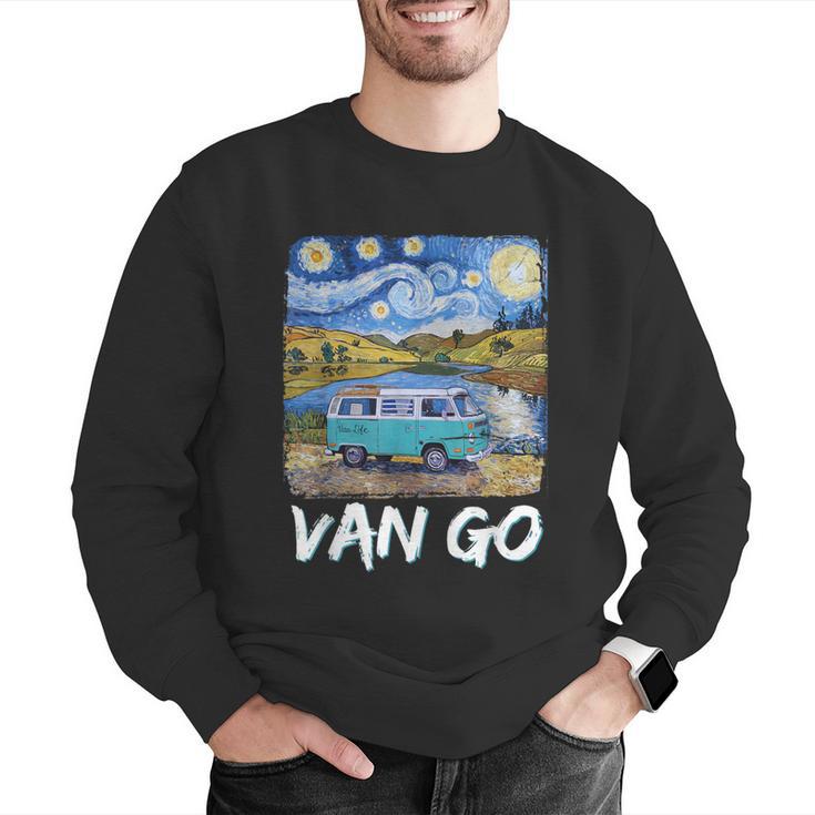 Van Go Retro Vanlife Art Teacher Men Graphic Sweatshirt, funny gift Van Go Retro Vanlife Art Teacher Men Graphic Sweatshirt, funny gift
