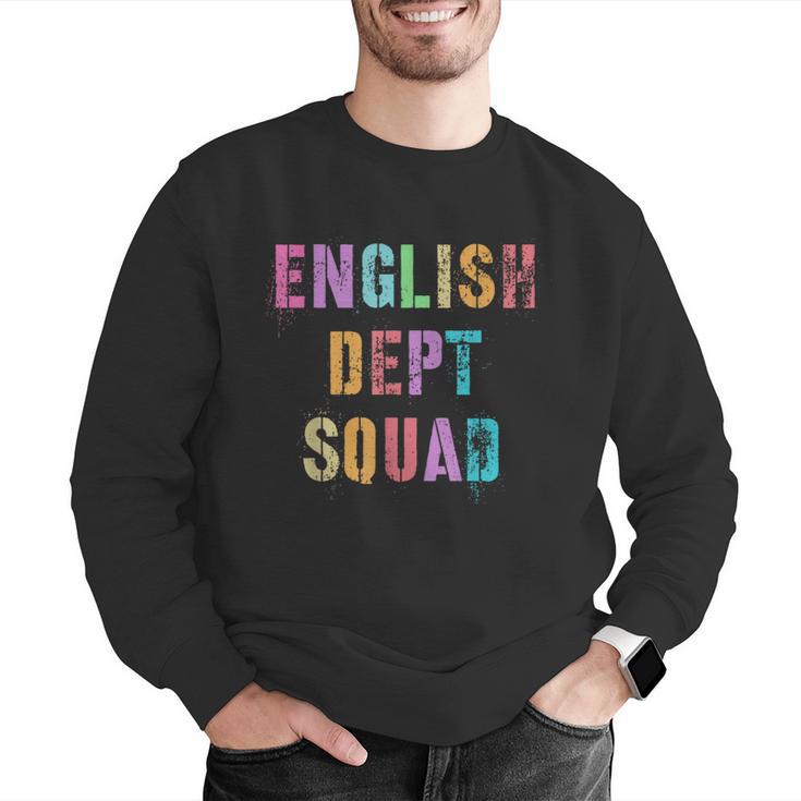 Vintage ENGLISH DEPT SQUAD Back To School Teacher Student Men Graphic Sweatshirt, English Teacher Sweatshirts, funny gift Vintage ENGLISH DEPT SQUAD Back To School Teacher Student Men Graphic Sweatshirt, English Teacher Sweatshirts, funny gift