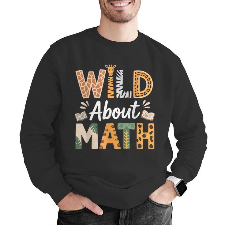 Wild About Math Cute Teacher Student Math Club Men Graphic Sweatshirt, funny gift Wild About Math Cute Teacher Student Math Club Men Graphic Sweatshirt, funny gift