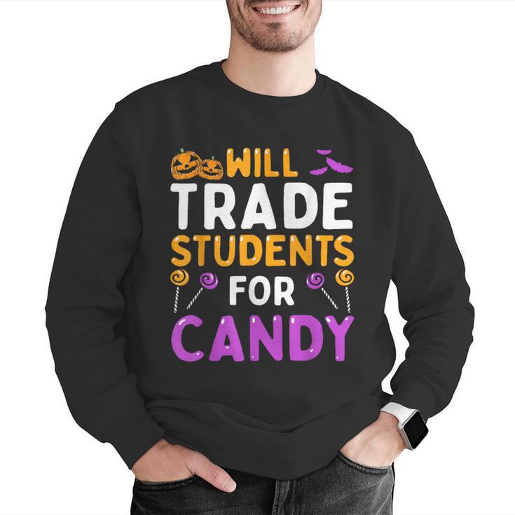 Will Trade Students For Candy Cute Halloween Costume Teacher For Men Women Kids Men Graphic Sweatshirt, funny gift Will Trade Students For Candy Cute Halloween Costume Teacher For Men Women Kids Men Graphic Sweatshirt, funny gift
