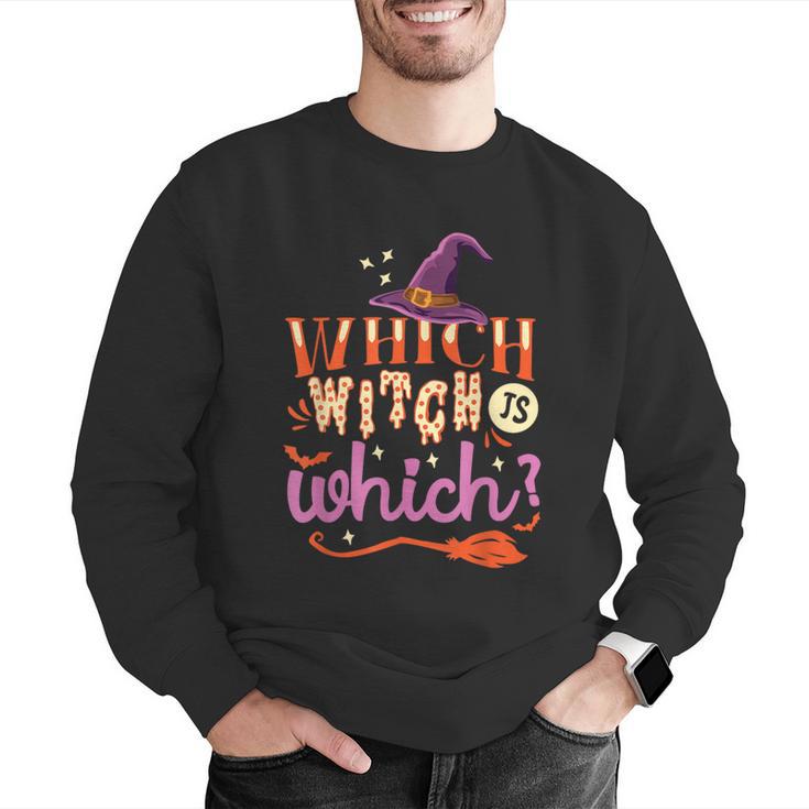 Which Witch Is Which Halloween English Teacher Men Graphic Sweatshirt, English Teacher Sweatshirts, funny gift