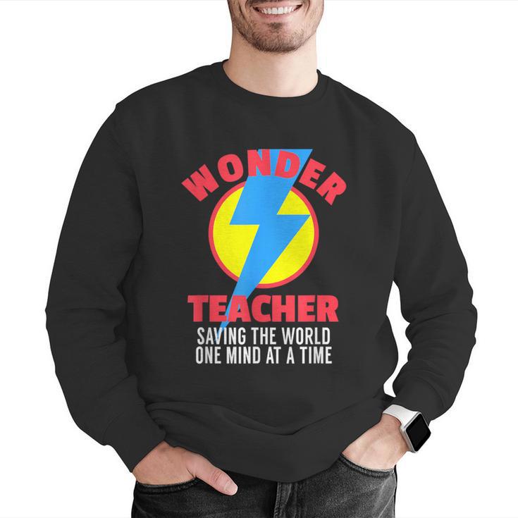 Wonder Teacher Costume Shirt Teacher Halloween Costume Tee Men Graphic Sweatshirt, funny gift Wonder Teacher Costume Shirt Teacher Halloween Costume Tee Men Graphic Sweatshirt, funny gift