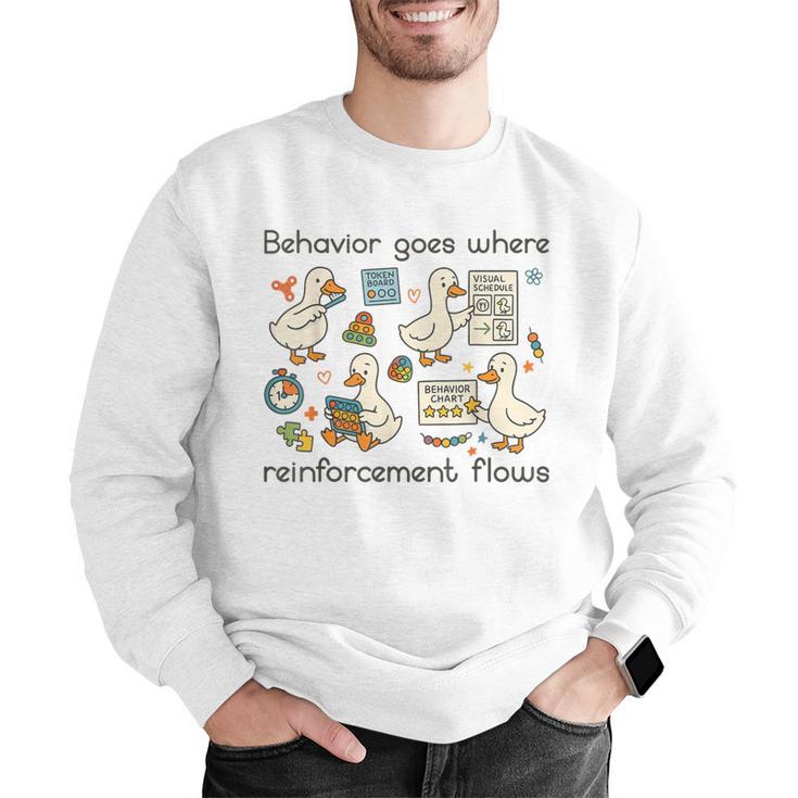 Behavior Analyst Silly Goose RBT ABA Therapy Sped Teacher Men Graphic Sweatshirt, funny gift Behavior Analyst Silly Goose RBT ABA Therapy Sped Teacher Men Graphic Sweatshirt, funny gift