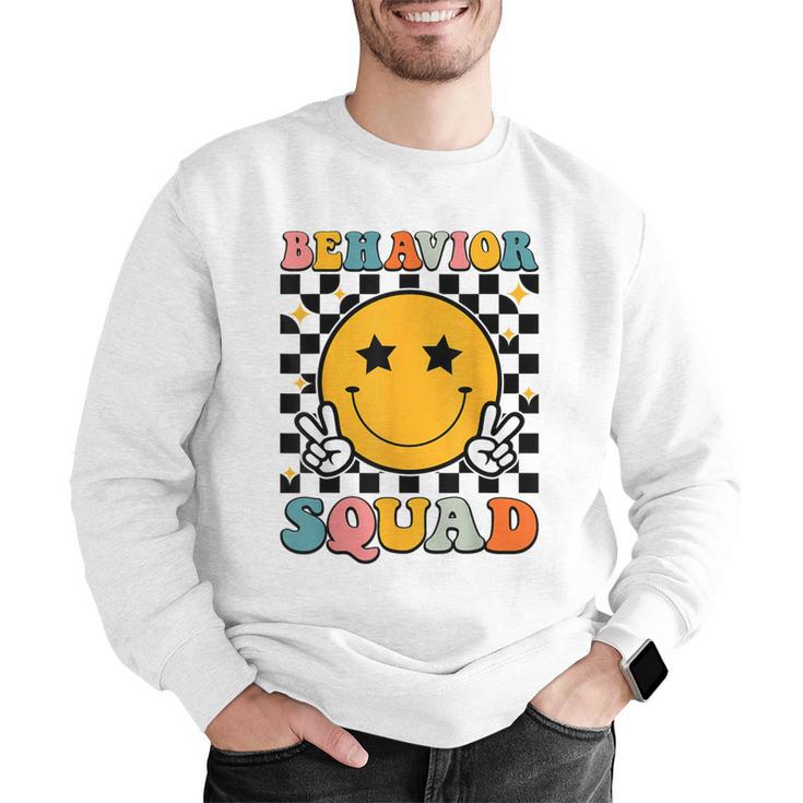 Behavior Squad Specialist Analyst Behavior Teacher Retro Men Graphic Sweatshirt, funny gift Behavior Squad Specialist Analyst Behavior Teacher Retro Men Graphic Sweatshirt, funny gift