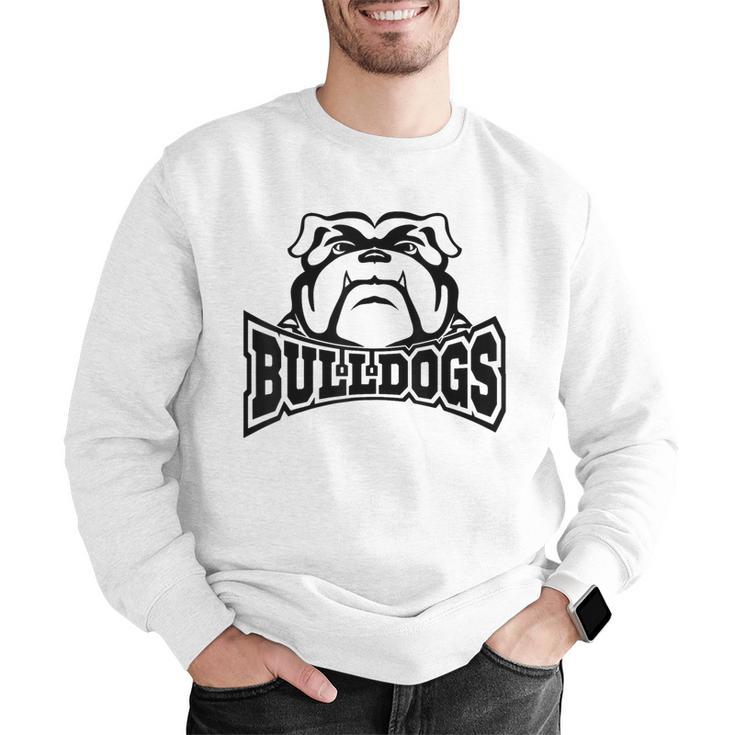 Bulldogs Teacher Student School Sports Fan Team Spirit Men Graphic Sweatshirt, funny gift