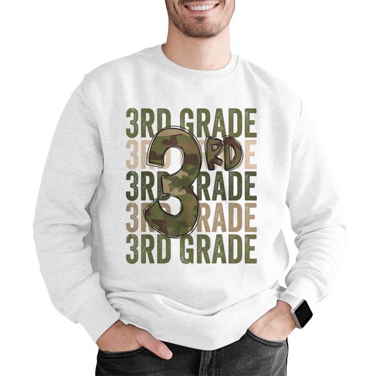 Camo Team 3rd Grade Squad Back To School Teacher Kids Boys Men Graphic Sweatshirt, funny gift Camo Team 3rd Grade Squad Back To School Teacher Kids Boys Men Graphic Sweatshirt, funny gift