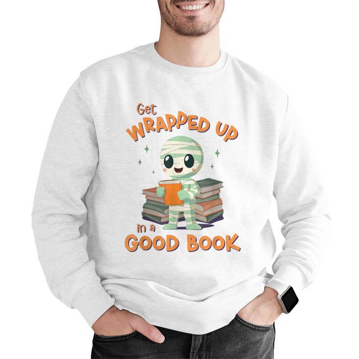 Cute Halloween Teacher Librarian Mummy Reading Books Men Graphic Sweatshirt, funny gift Cute Halloween Teacher Librarian Mummy Reading Books Men Graphic Sweatshirt, funny gift