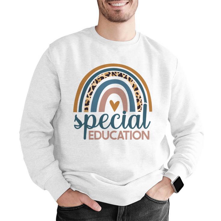Cute Special Education Leopard Print SPED Teacher Idea Men Graphic Sweatshirt, funny gift Cute Special Education Leopard Print SPED Teacher Idea Men Graphic Sweatshirt, funny gift