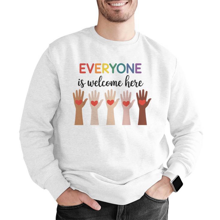 Everyone Is Welcome Here Idaho Teacher Men Graphic Sweatshirt, funny gift Everyone Is Welcome Here Idaho Teacher Men Graphic Sweatshirt, funny gift
