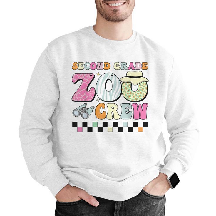 Field Zoo Trip Shirt For Teacher Second Grade Crew Men Graphic Sweatshirt, funny gift Field Zoo Trip Shirt For Teacher Second Grade Crew Men Graphic Sweatshirt, funny gift