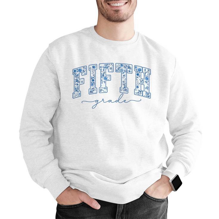 Fifth Grade Toile De Jouy Back To School Teachers Kids Men Graphic Sweatshirt, funny gift Fifth Grade Toile De Jouy Back To School Teachers Kids Men Graphic Sweatshirt, funny gift